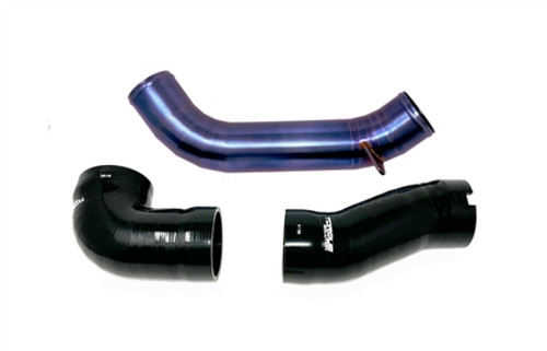 Torque Solution 2022+ Subaru WRX Intake Pipe Kit - Titanium Burnt Purple / Blue - TS-SU-813PR User 1