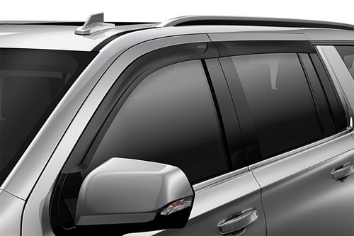 Husky Liners 17-24 Nissan Titan CC/16-24 Nissan Titan XD CC Ventvisor Low Profile 4pc - Matte Black - 2857074