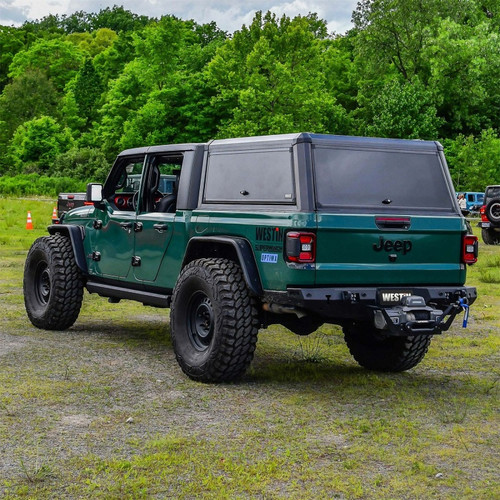 Westin EXP Truck Cap COMPLETE KIT A + B (20-23 Jeep Gladiator) - 16-14165 Photo - Mounted