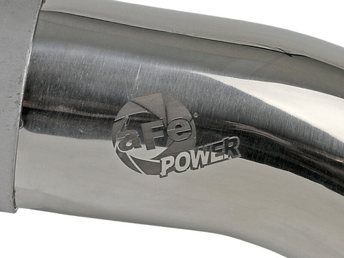 aFe MACH Force-Xp 304 Stainless Steel Clamp-on 2.5in Exhaust Tip - Polished - 49T25254-P09 Photo - Unmounted