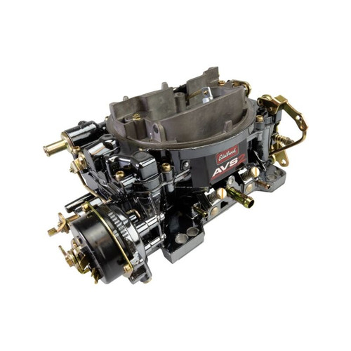 Edelbrock Carburetor AVS2 Series 650 CFM Electric Choke - Black Plasma Finish - 1906-BP Photo - out of package