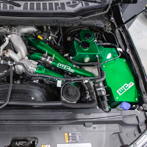 Wehrli 15-24 Ford 6.7L Power Stroke 3in Hot Side Intercooler Pipe - Kiwi Green - WCF100316-KIWI User 6