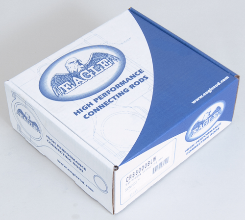 Eagle Chevrolet 350 Small Block H-Beam Connecting Rods - Set of 8 - CRS6000BLW Photo - in package