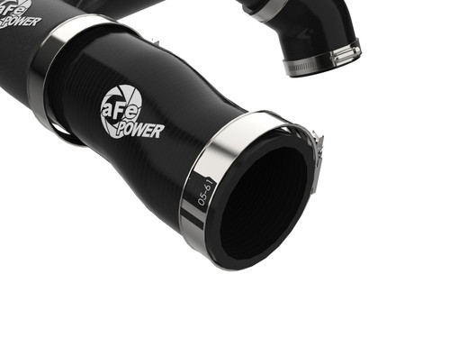 aFe 2024+ Jeep Wrangler JL L4-2.0L (t) BladeRunner 2-1/2in Aluminum Hot Charge Pipe - Black - 46-20778-B Photo - Unmounted