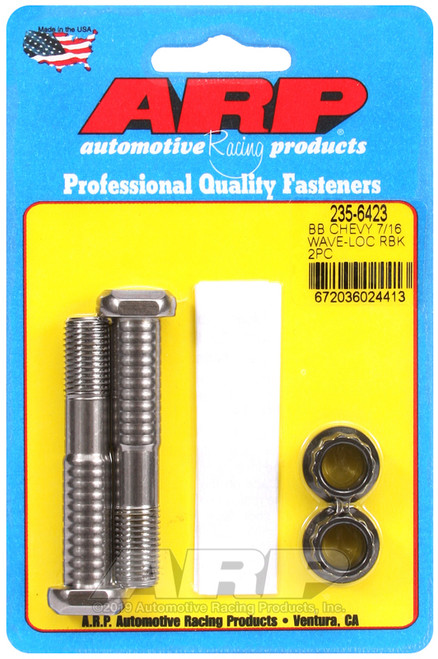 ARP BB Chevy 7/16in pro wave-loc 2pk rod bolt kit - 235-6423 Photo - Primary