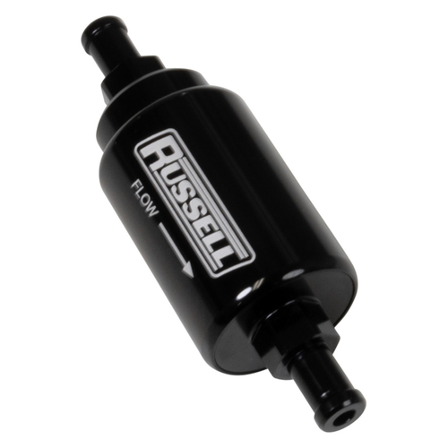 Russell 5/16 Male To 5/16 Male Barbed Fuel Check Valve - Black Anodized - 650623 Photo - Primary