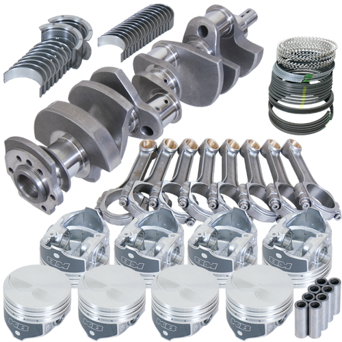 Eagle Chevy 350 3.480in Crank 5.700in I-Beam Rods -7cc Flat Top 4.040in Pistons Rotating Assembly - 13202040 Photo - Primary