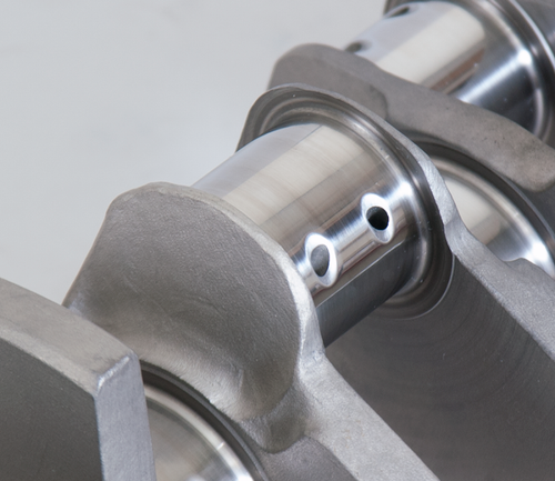 Eagle Chevy BB 1Pc Rear Seal 4.500in Stroke Int Balance Center Counterweight Forged Steel Crankshaft - 445645006535 Photo - Close Up