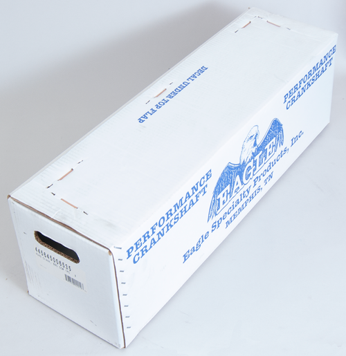 Eagle Chevy BB 1Pc Rear Seal 4.500in Stroke Int Balance Center Counterweight Forged Steel Crankshaft - 445645006535 Photo - in package