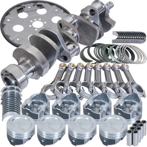 Eagle Chevy LT1350 1Pc 3.750in Crank 5.700in I-Beam Rods 4.030in Pistons 168 Tooth FP Bal Assembly - B13554L03068 Photo - Primary