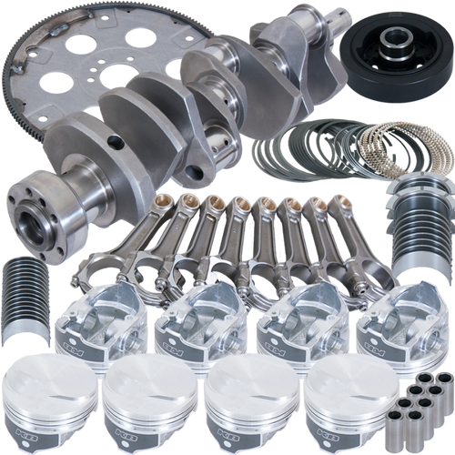 Eagle Chevy 454 1Pc 4.250in Crank 6.385in I-Beam Rods 17cc Dome 4.310in Pistons Balanced Assembly - B18023L060 Photo - Primary