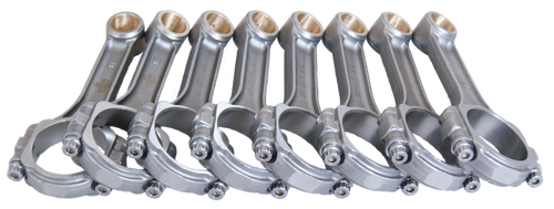 Eagle Chevrolet SB 5.700in 5.700in 5140 Steel 3/8in ARP8740 Bolts I-Beam Connecting Rods - Set of 8 - SIR5700CM Photo - Primary