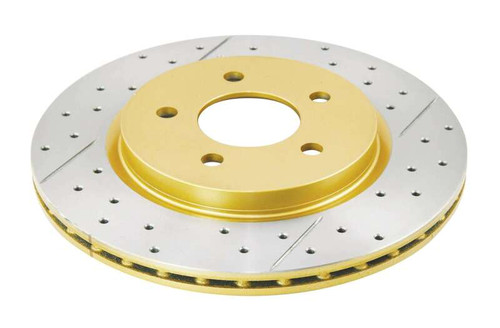 DBA 05-14 Ford Mustang GT Rear Drilled & Slotted Street Series Rotor - DBA2114X Photo - Primary