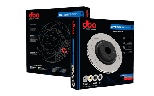 DBA 11-14 Ford Mustang GT Front T2 Slotted Street Series Rotor - DBA2126S Photo - out of package