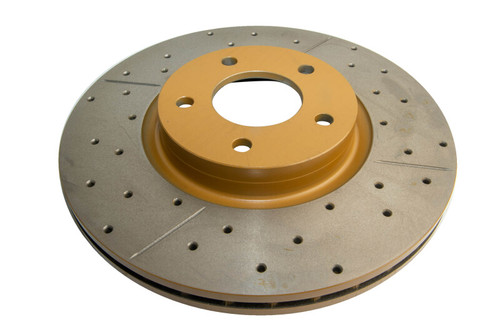 DBA 06+ MazdaSpeed3 Front Drilled & Slotted Street Series Rotor - DBA2962X Photo - Primary