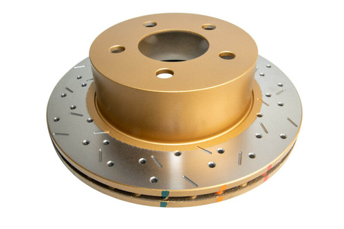 DBA 88-92 Cherokee 4wd/90-92 Comanche 4wd/90-99 Wrangler Front Drilled & Slotted 4000 Series Rotor - DBA4096XS Photo - Primary