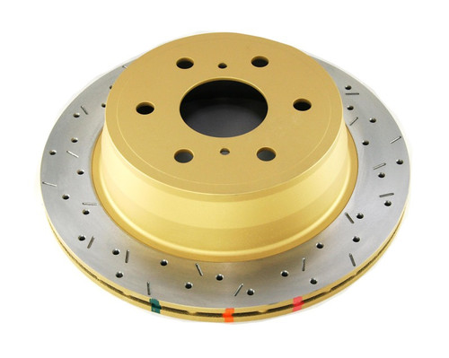 DBA 06-08 Chevrolet Silverado/GMC Sierra 4000 Series Drilled and Slotted Rear Rotor - DBA42011XS Photo - Primary