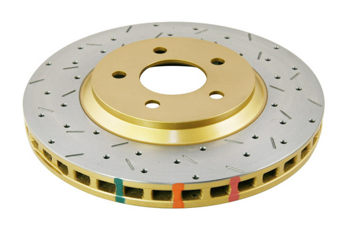 DBA 05-10 Mustang GT/ 11+ V6 Front Drilled & Slotted 4000 Series Rotor - DBA42113XS Photo - Primary