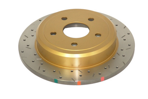 DBA 04-08 Infiniti QX56 / 04-05 Armada / 04-3/04 Titan Rear Drilled & Slotted 4000 Series Rotor - DBA42307XS Photo - Primary