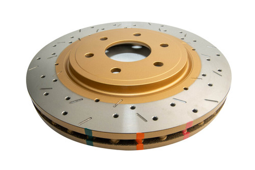 DBA 05-07 Nissan Frontier 4.0L 2WD/4WD Front Drilled & Slotted 4000 Series Rotor - DBA42310XS Photo - Primary