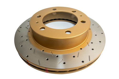 DBA 05+ Toyota 4-Runner KUN/GGN/TGN Front Drilled and Slotted 4000 Series Rotor - DBA42714XS Photo - Primary