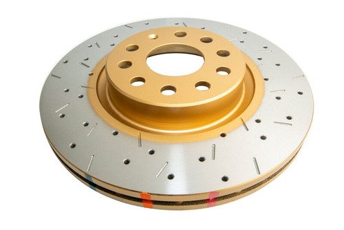 DBA 06-08 Audi A3 / 10/06+ TT / 10/04-10 VW Golf Front Drilled & Slotted 4000 Series Rotor - DBA42806XS Photo - Primary