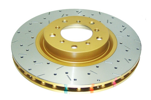 DBA 01-07 BMW M3 E46 w/325mm rotor Front Drilled & Slotted 4000 Series Rotor - DBA42850XS Photo - Primary