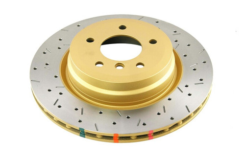 DBA 06+ BMW 335d/335i E90/91/92 Rear Drilled & Slotted 4000 Series Rotor - DBA42859XS Photo - Primary