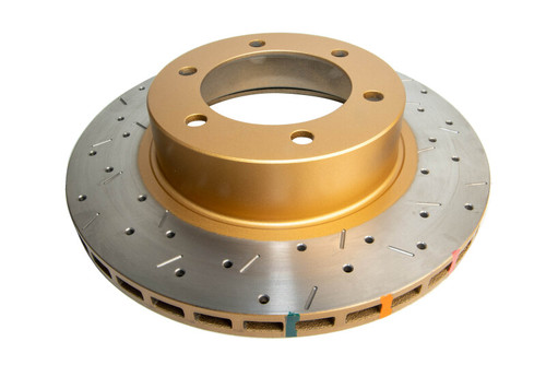 DBA 7/96+Toyota Landcruiser 90 Series Front Drilled & Slotted 4000 Series Rotor - DBA4792XS Photo - Primary