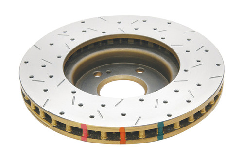 DBA 8/93-7/98 Nissan R33 GTST Front Drilled & Slotted 4000 Series Rotor - DBA4963XS Photo - Close Up