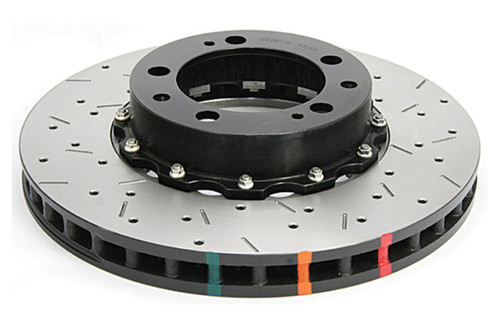 DBA 95-97 Porsche 911 Carrera Front T3 5000 Series Uni-Directional Slotted Rotor w/ Black Hat - DBA52390BLKXS Photo - Primary