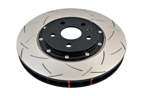 DBA 2010+ Camaro V8 SS Front Slotted 5000 Series 2 Piece Rotor Assembled w/ Black Hat - DBA52604BLKS Photo - Primary