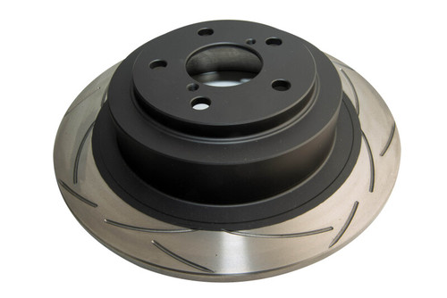 DBA 01-04 Outback 2.5L/3.0 H6 Rear Slotted Street Series Rotor - DBA657S Photo - Primary