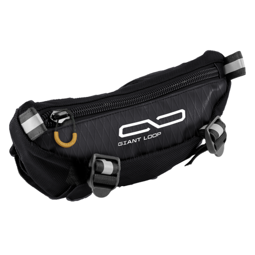 Giant Loop Zigzag Handlebar Bag 1.5L - Black - ZHB25-B User 1