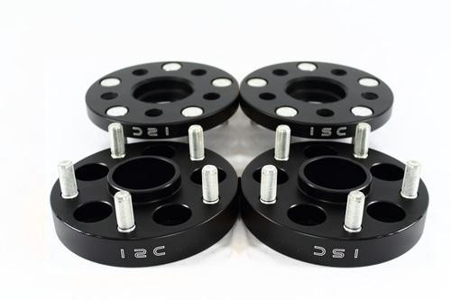 ISC Suspension 5x100 Hub Centric Wheel Spacers 15mm Black (Pair) - WS5X10015B Photo - Primary