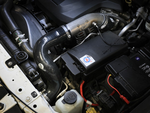 aFe 16-20 GM Colorado/Canyon L4-2.8L (td) BladeRunner 2.5in Stainless Steel Cold Charge Pipe - 46-20269SS Photo - Mounted