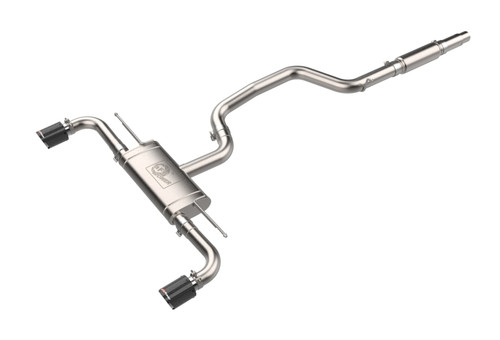aFe 22-24 Volkswagen GTI MACH Force-Xp 3 to 2-1/2 IN Stainless Steel Cat-Back Exhaust w/Carbon Tips - 49-36454-C Photo - Primary