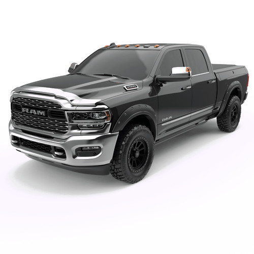 EGR Chrome Finish Superguard Hood Guard for 2500DT/3500DT - 302864 Photo - Mounted