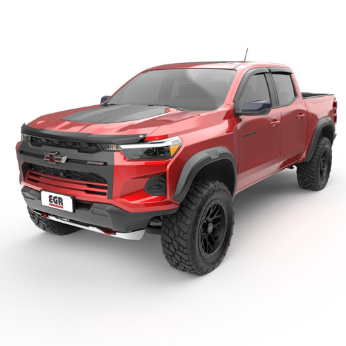 EGR 4pc Smoke Finish Tape-on Window Visors for Colorado|Canyon - 641791 Photo - Mounted