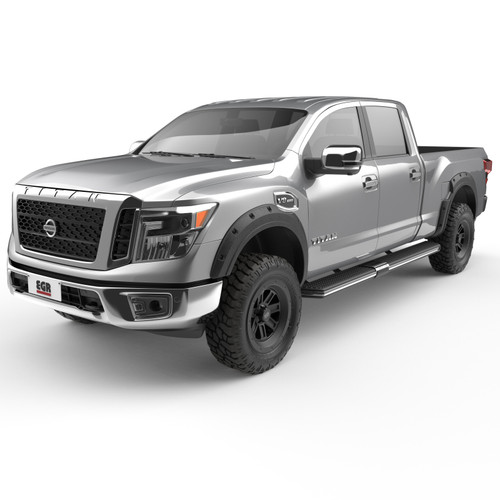 EGR Baseline Series Bolt On Look Fender Flares for 16-24 Nissan Titan XD - BLF1026 Photo - Primary