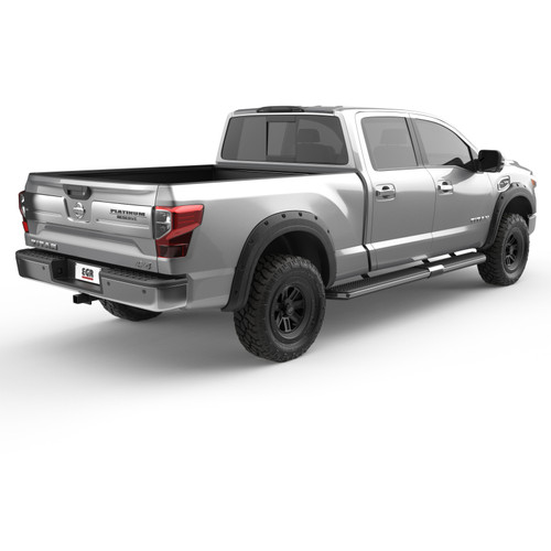 EGR Baseline Series Bolt On Look Fender Flares for 16-24 Nissan Titan XD - BLF1026 Photo - Mounted