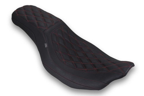 Mustang 23-25 HD Dble Diamond Low Squareback CVO Road Glide (ST), Rd Glide and Str Glide Black/DC - 88514DC User 1
