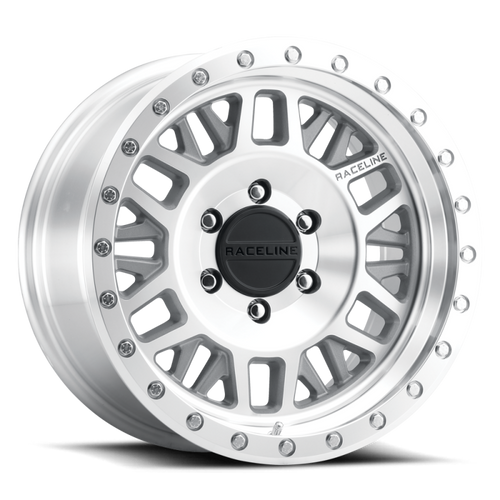 Raceline RT951M Ryno Machined 20x8.5in / 6x165.1 DBP/-6mm Offset/130.81mm Bore - Machined Beadlock - RT951M-28566-D-06 Photo - Primary