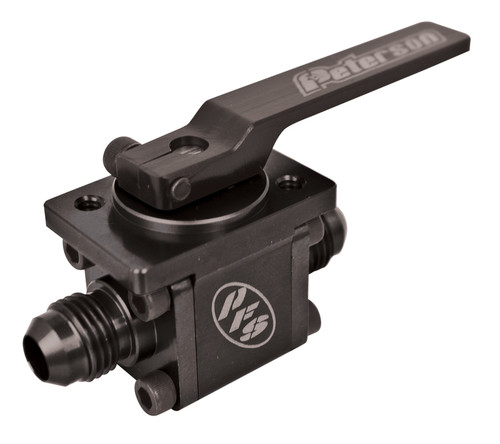 Peterson Fluid Systems Ball Valve Flange Mount -6AN /-6AN - 09-0910 Photo - Primary