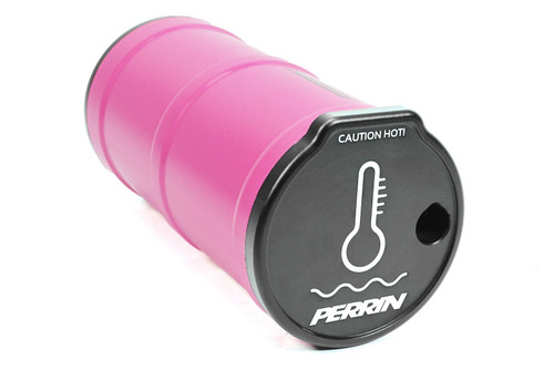 Perrin 13-25 Subaru BRZ / 04-21 Subaru STI / 02-25 Subaru WRX Coolant Overflow Tank - Hyper Pink - ASM-ENG-505HP User 1