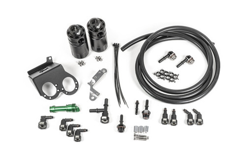 Radium Engineering 15-19 Corvette Z06 Dual Catch Can Kit Fluid Lock - 20-1186-FL Photo - Primary