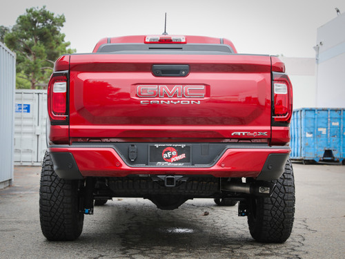 aFe 23-25 GM Colorado/Canyon L4-2.7L (t) Apollo GT Series 3in 409 SS Cat-Back Exhaust w/ Blk Tip - 49-44141-B Photo - Mounted