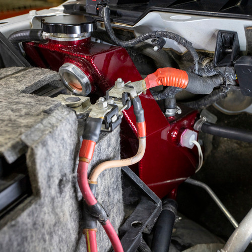 Wehrli 13-18 Dodge 6.7L Cummins OEM Placement Coolant Tank Kit - Illusion Blueberry - WCF100628-IBB User 2