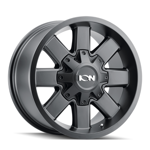 ION Type 141 17x9 / 8x165.1 BP / 18mm Offset / 125.2mm Hub Satin Black Wheel - 141-7976B18 Photo - Primary