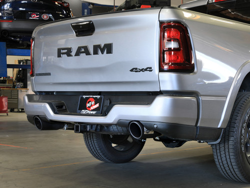 afe Vulcan Series Cat-Back Exhaust System RAM 1500 2025 V6-3.0L (tt) - 49-32088-B Photo - Mounted